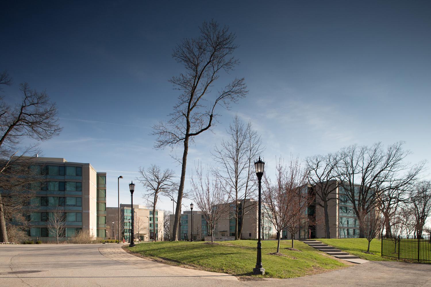 The Oaks Residential Village is a cluster of six residential buildings on the south side of campus, named for the beautiful trees that su...